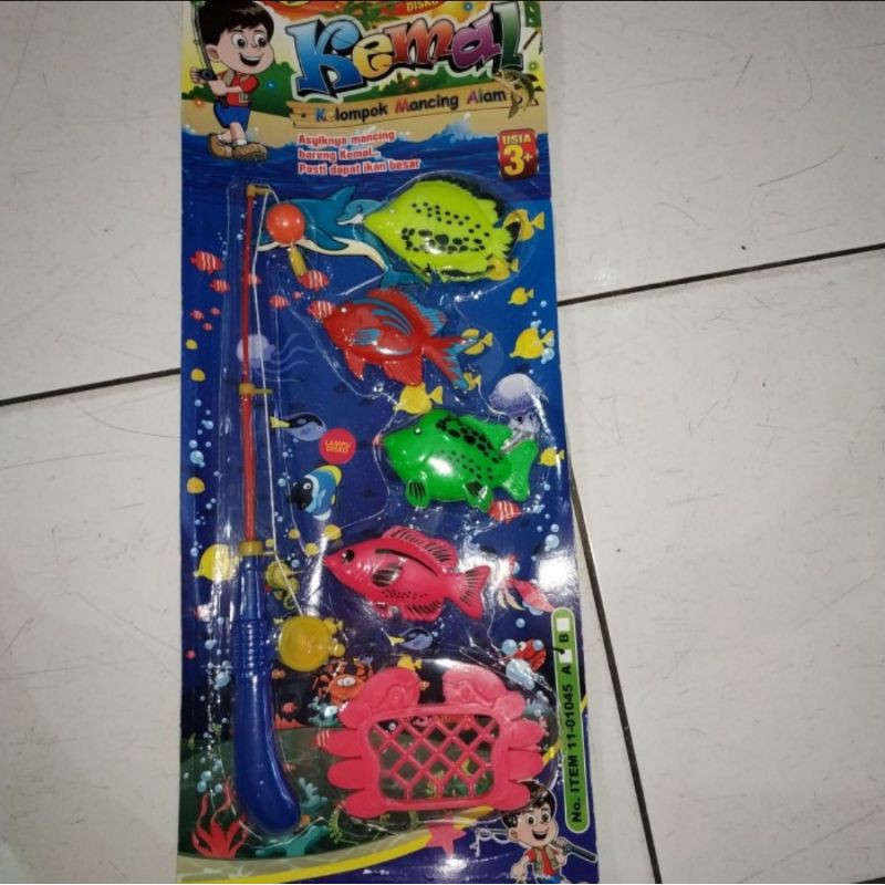 Mainan anak Alat Pancing Mancing Mania Kecil