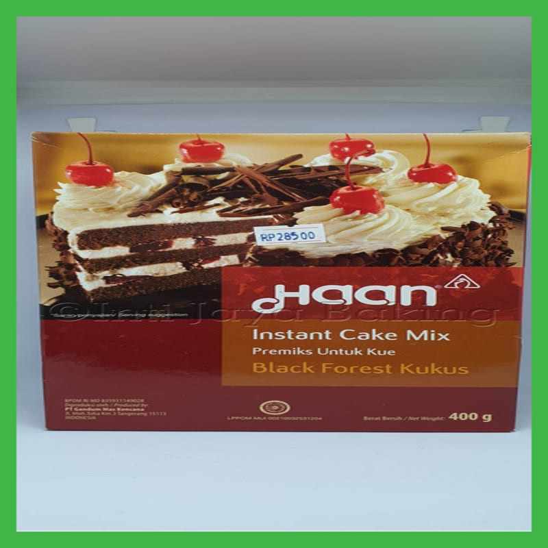 

NEW HAAN INSTAN CAKE MIX PREMIKS PREMIX UNTUK KUE BLACKFOREST KUKUS