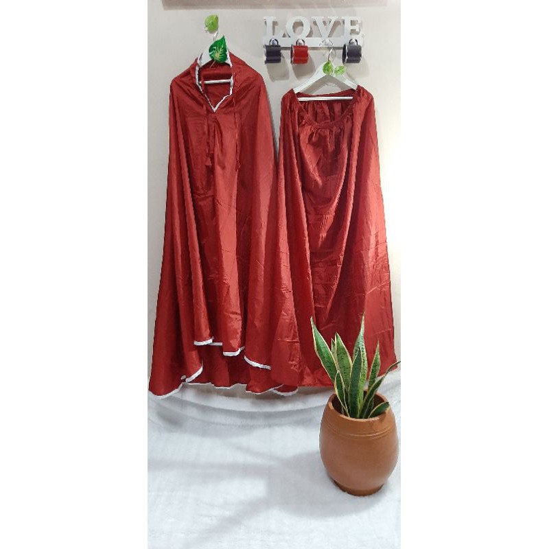 Mukena Traveling Parasut Jumbo