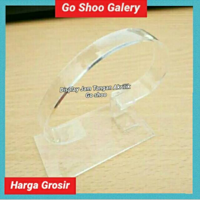 Display pajangan jam tangan rak berdiri jam tangan tempat mika akrilik jam tangan