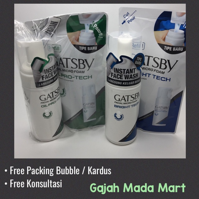 gatsby facial foam