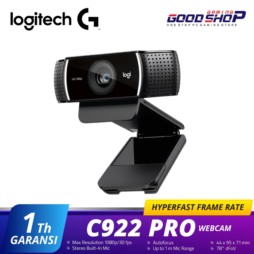 Logitech C922 - Pro Streamer Webcam