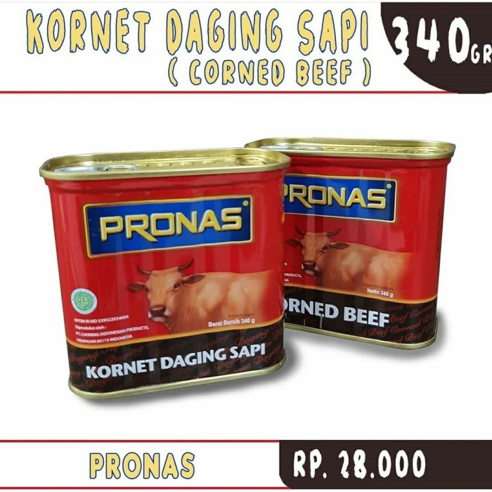 

f0fbfe0 Pronas Corned Beef / Kornet Sapi 340Gr Ds1Gkk