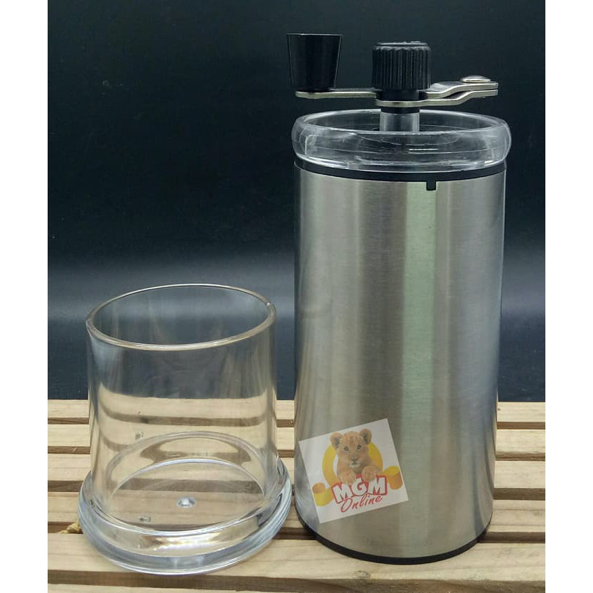 Portable Manual Coffee Grinder Acrylic Bottom 2387