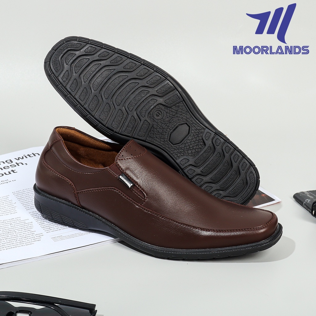 Sepatu Pantofel Kulit Pria Sepatu Pantofel Hitam Pria Sepatu Formal Pria Original MOORLANDS