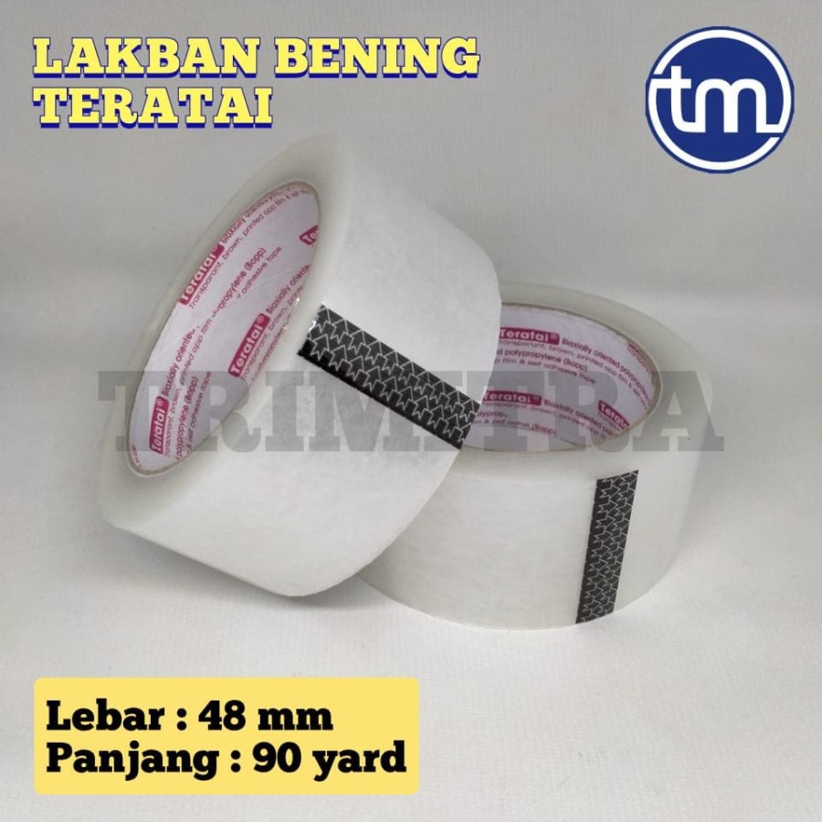 

Isolasi TERATAI Bening 48 mm 90 Yard