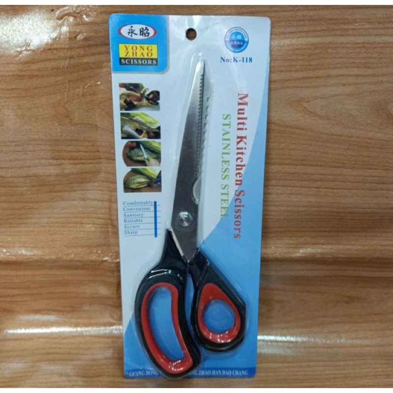 

CUCI GUDANG Gunting multi kitchen scissors stainless "YONG ZHOO"(th2)
