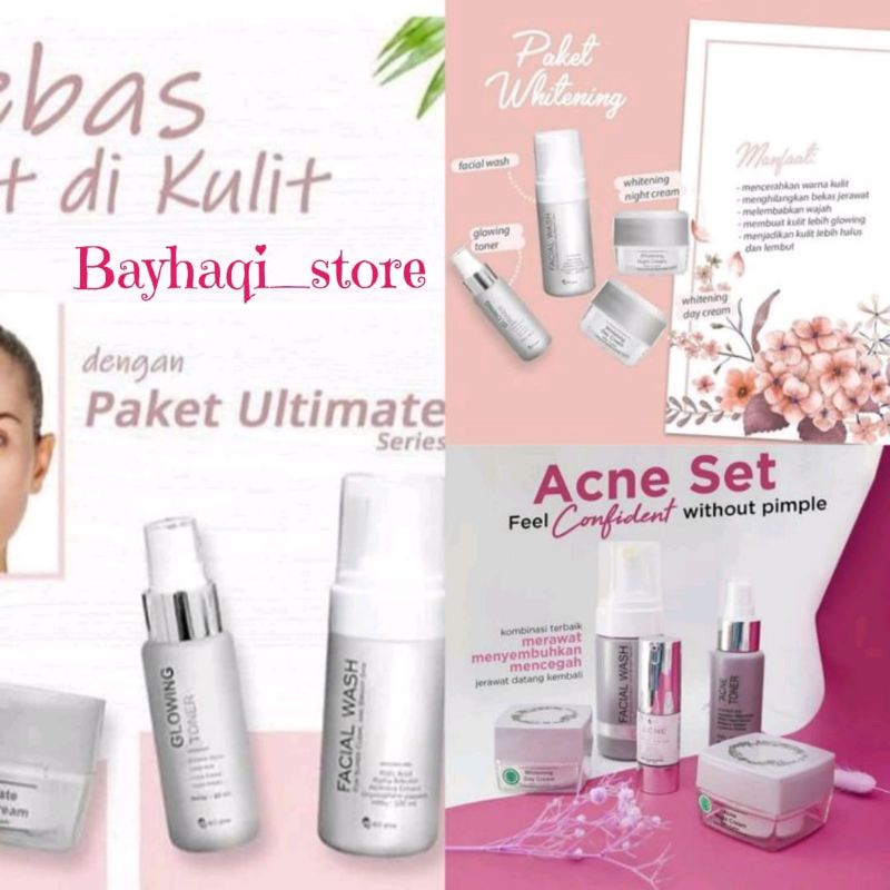 MS GLOW ACNE SERIES / MS GLOW ACNE SERIES FREE POUCH / ACNE SERIES