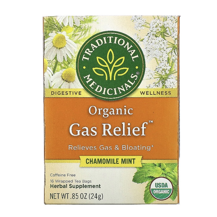 

Traditional Medicinals Organic Gas Relief 16 Wrapped Tea Bags