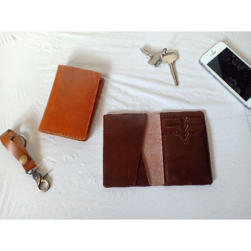 Dompet Kartu Lipat Full Kulit Sapi