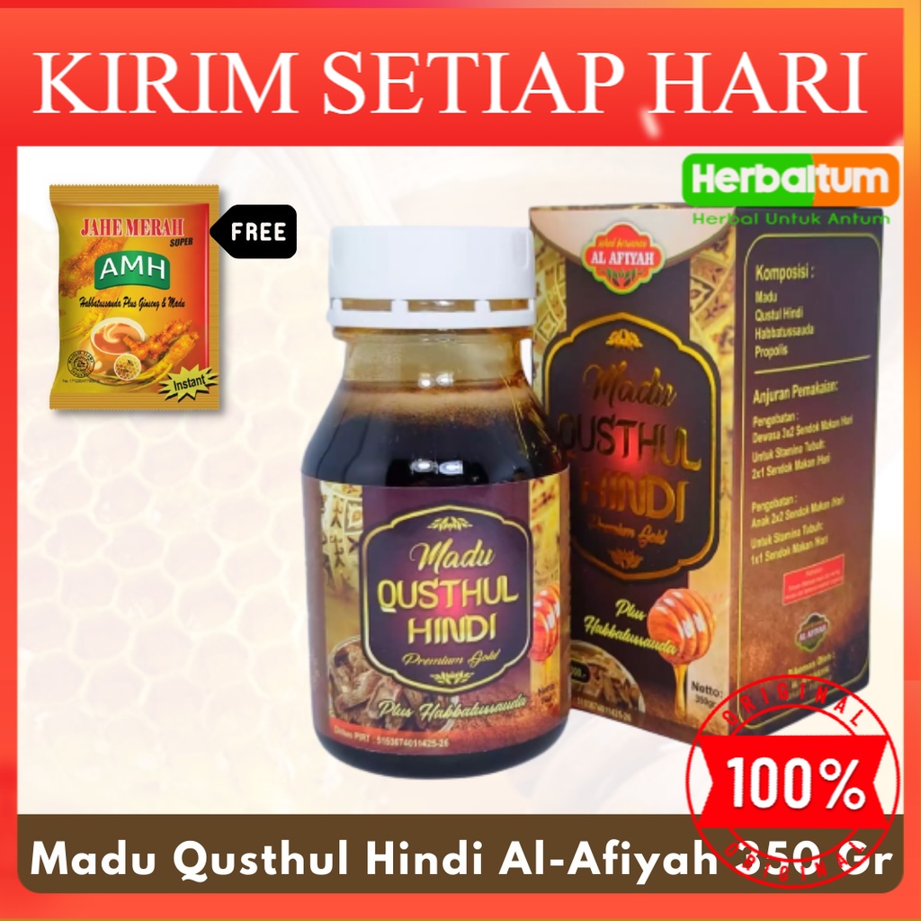 

MADU QUSTHUL HINDI AL AFIYAH 350 GR I Madu Cegah Covid