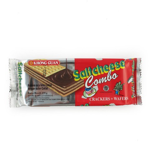 

Khong Guan Saltcheese Combo 175gr/Biskuit/Roti Coklat