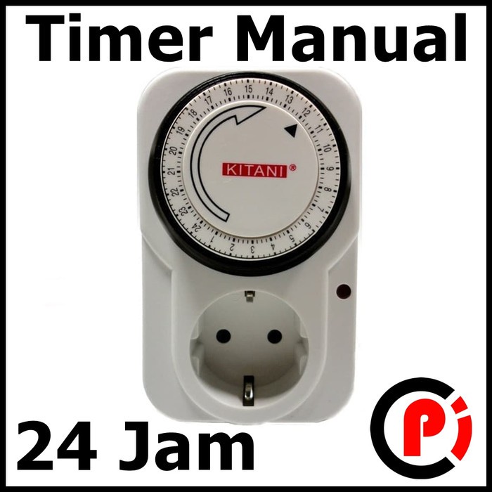 Timer Manual Stop Kontak Mechanic 24 Jam Programme Timer