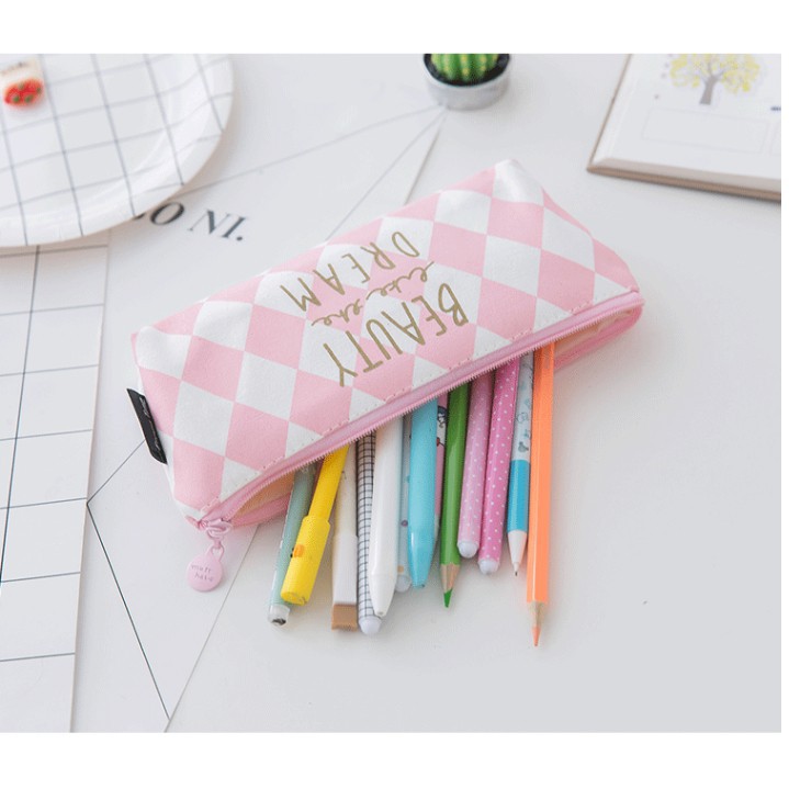 

TEMPAT PENSIL/KOTAK PENSIL/DOMPET/PINK PENCIL CASE TERBARU