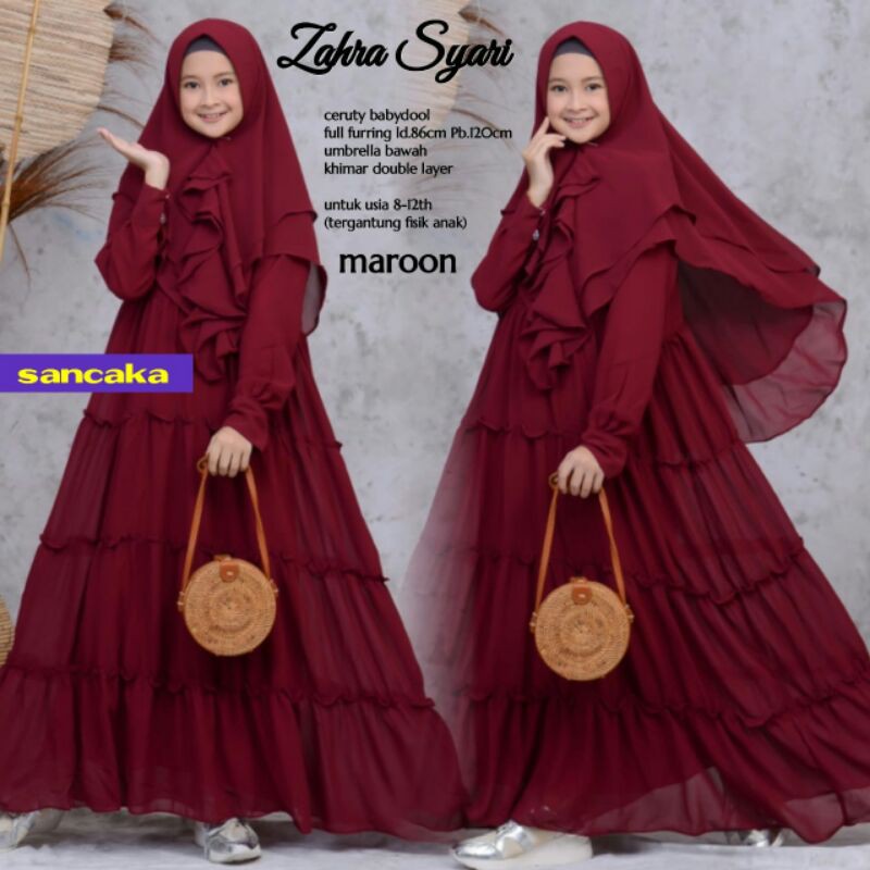 Zahra gamis syari teen