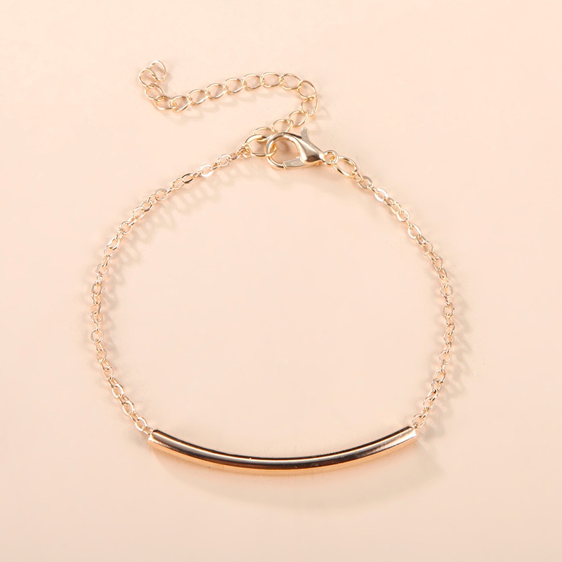 Gelang Bahan Alloy Warna Silver Untuk Wanita