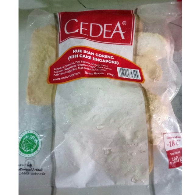 

Cedea Fish Cake Singapore 500gr