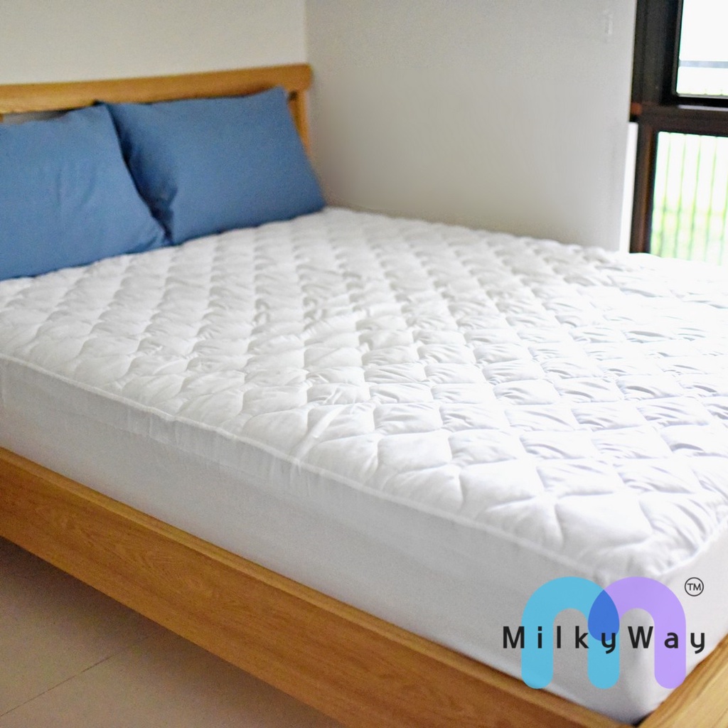 [MilkyWay] Fitted Mattress Protector / Pelindung Kasur Fitted │ Size: (100 x 200) ─ (200 x 200) cm