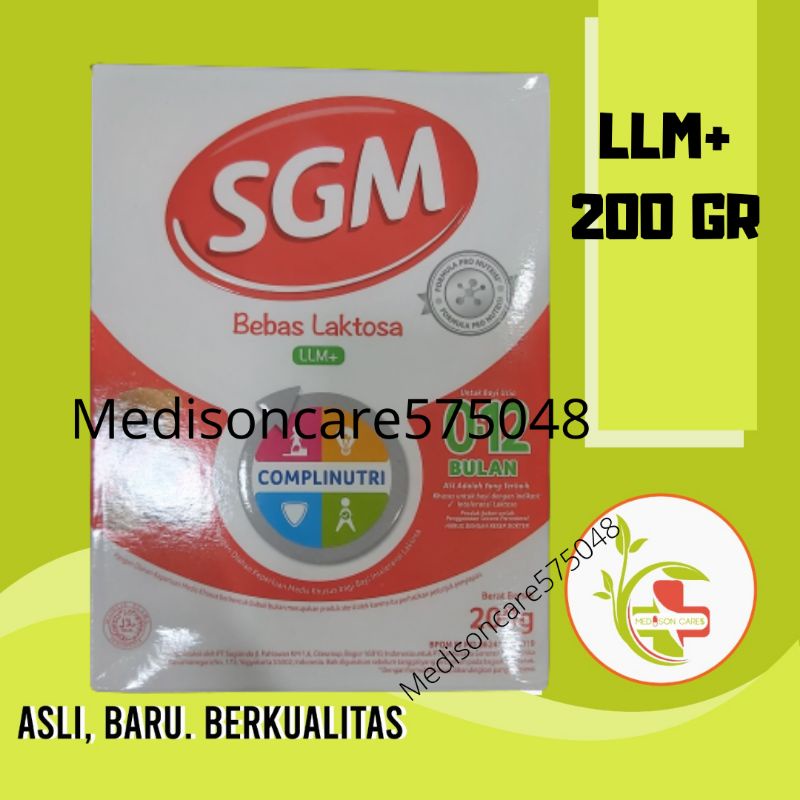 sgm LLM+ 200 bebas laktosa | 0-12 bulan 200gr