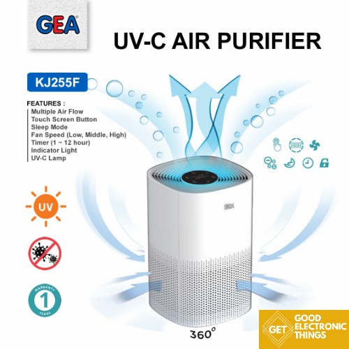 Air Purifier Gea KJ255F / UV C Air Purifier Gea KJ-255F / UVC Purifier