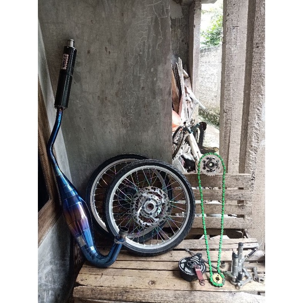 slencer knalpot ninja r/rr tyga bekas