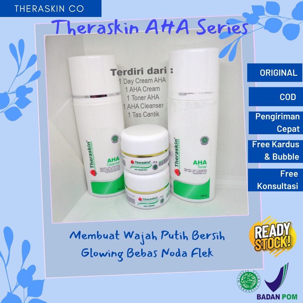 Theraskin AHA Series / Theraskin Flek Hitam / Theraskin Flek Hitam / Traskin Plek / Theraskin Flek H