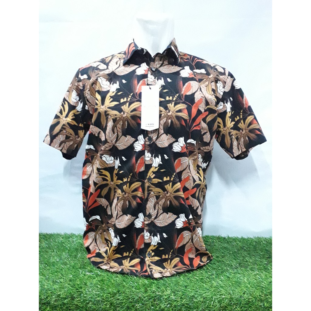 KEMEJA PRINTING  S 135/KEMEJA MOTIF/KEMEJA PRIA/KEMEJA LENGAN PENDEK