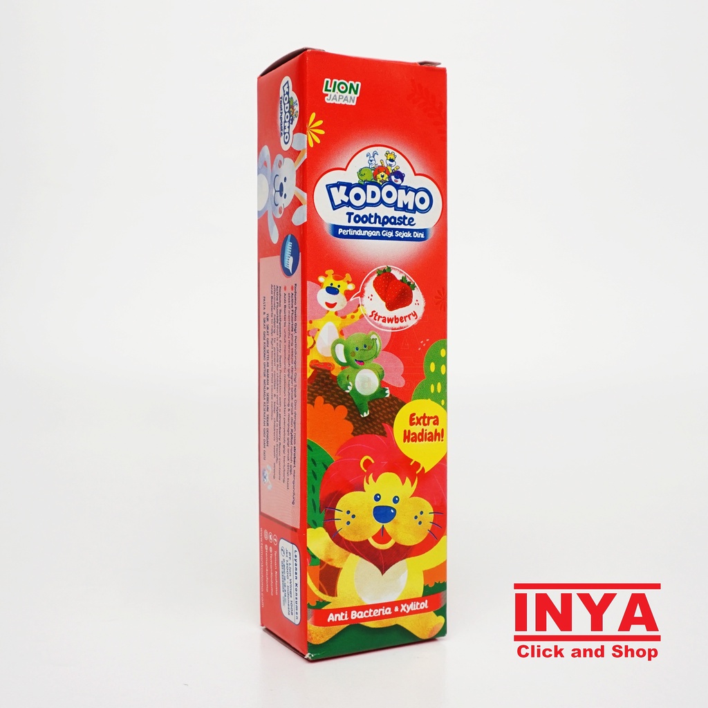 KODOMO TOOTHPASTE STRAWBERRY 45gr - Pasta Gigi Anak - Odol