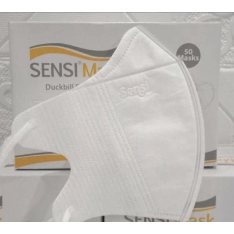 MASKER DUCKBILL 3PLY SENSI 50PCS 100% ORIGINAL