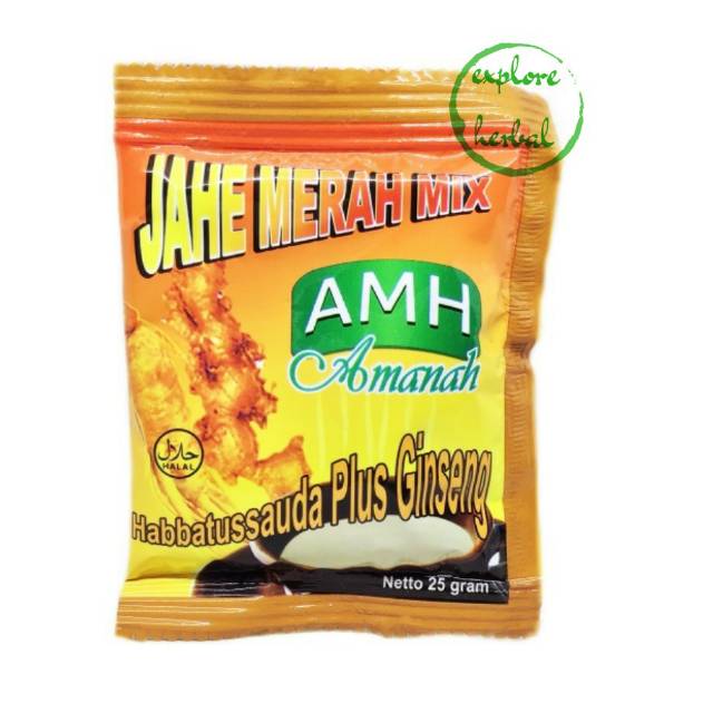 

JAHE MERAH MIX AMH AMANAH / HABBATUSSAUDA PLUS GINGSENG / JINTEN HITAM / BANDREX / BANREK