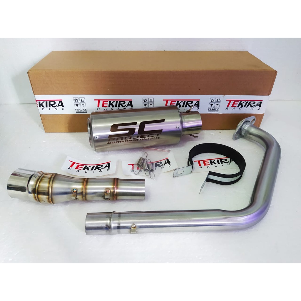Knalpot Racing Underbelly Ninja 250 SL 250SL Mono Pulsar 200ns 135 180 220 SC Project CRT Titan