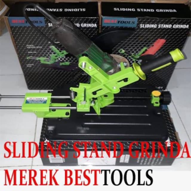 Stand gerinda dorong / Dudukan mesin gerinda / sliding stand  gerinda