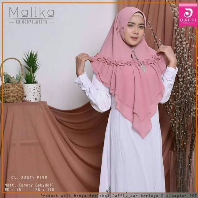 Jilbab Instan Bergo Khimar Malika Daffi Hijab