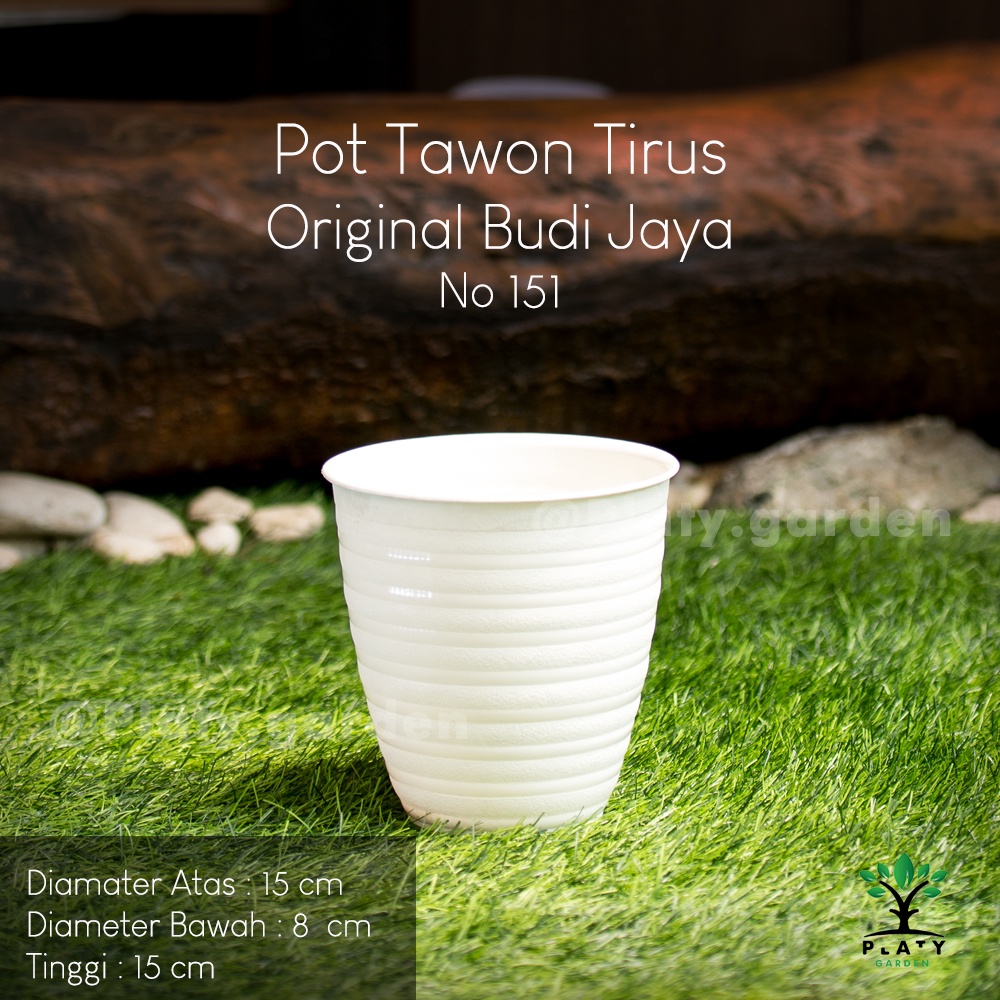 Pot Tawon Tirus Tinggi Original Budi Jaya (12, 15cm, 18cm,  21cm) TAWON ASLI