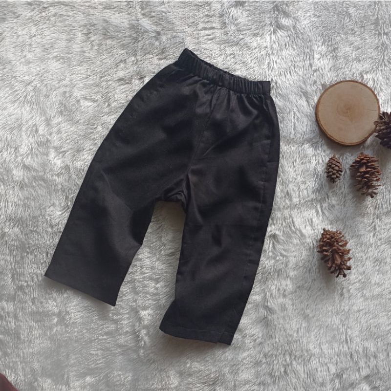 ABA Long Pants - Celana Panjang Anak Unisex Linen Rami Adem Nyaman