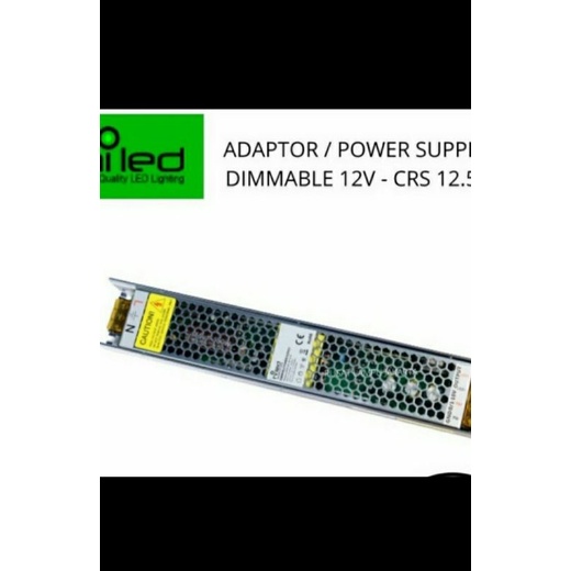 dimmabele power supply dc 12vol 12,5amper merek HILED input ac 170-260vol