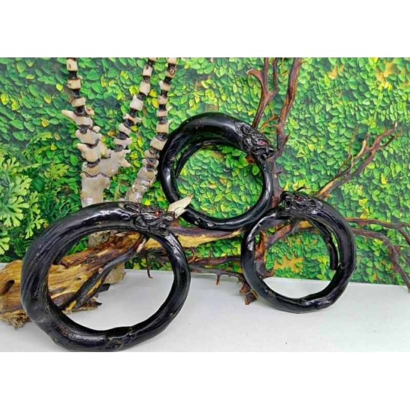 gelang akar Bahar ukir size sedang