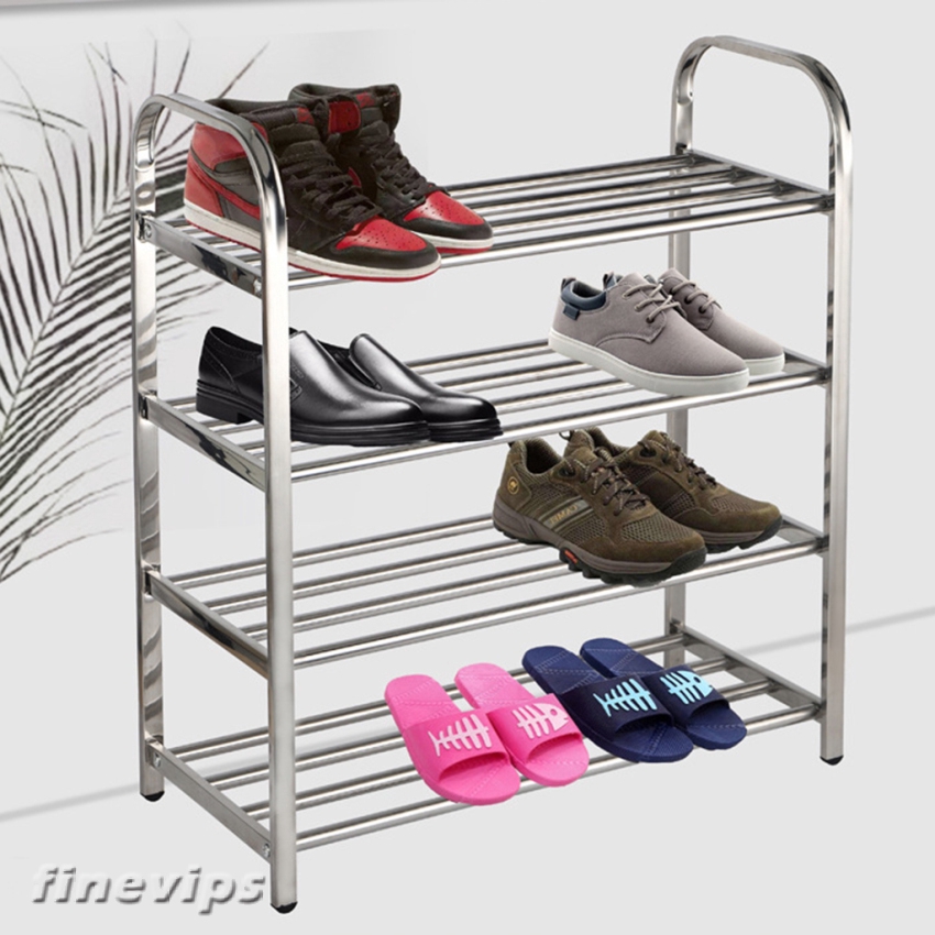 Shoe Rack 4 Tier For Hallway Bathroom Living Room And Corridor 60 X 23 X 67cm Shopee Indonesia