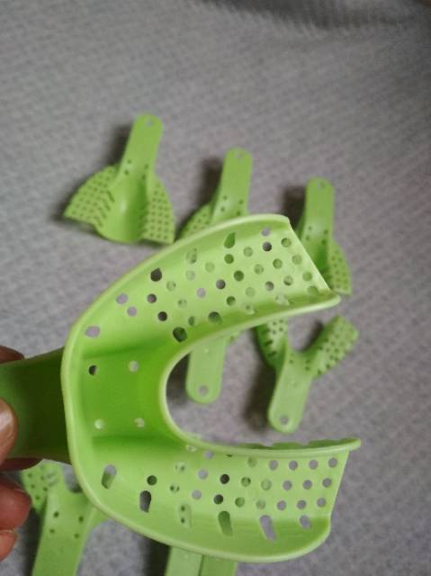 D5  - 1 set, 5 pasang Dental sendok cetak autoclavable