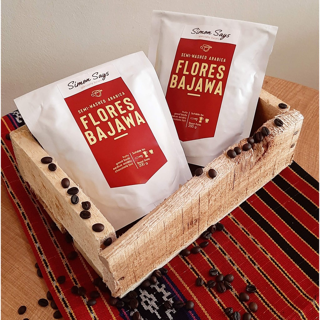 

Simon Says roasted coffee beans 200 g - Arabica Flores Bajawa