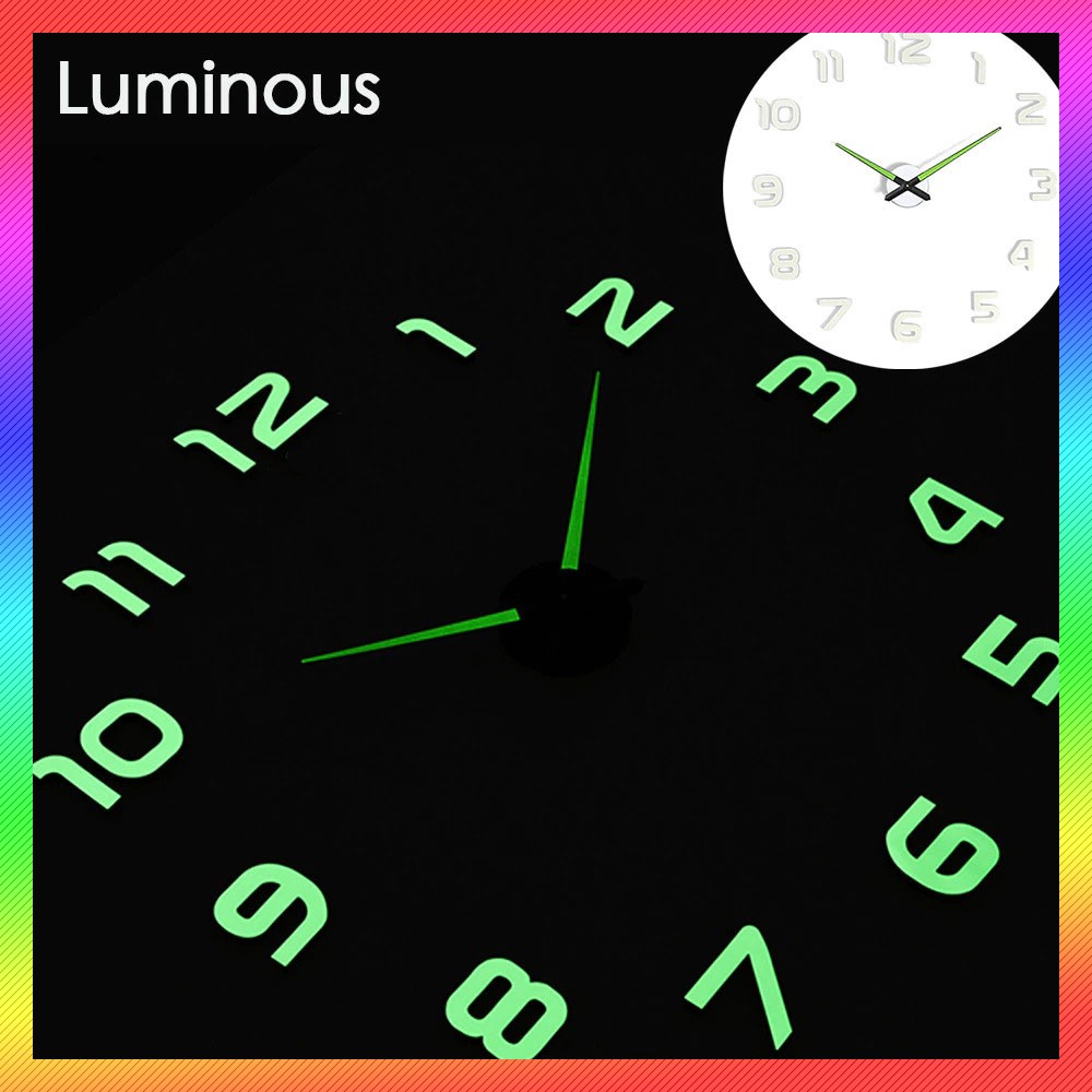 Grab Medan Taffware Jam Dinding Besar Diy Giant Wall Clock Quartz Glow In The Dark 80 130cm D Shopee Indonesia Grab Medan Taffware Jam Dinding Besar Diy Giant Wall Clock Quartz Glow In The Dark 80 130cm D Shopee Indonesia