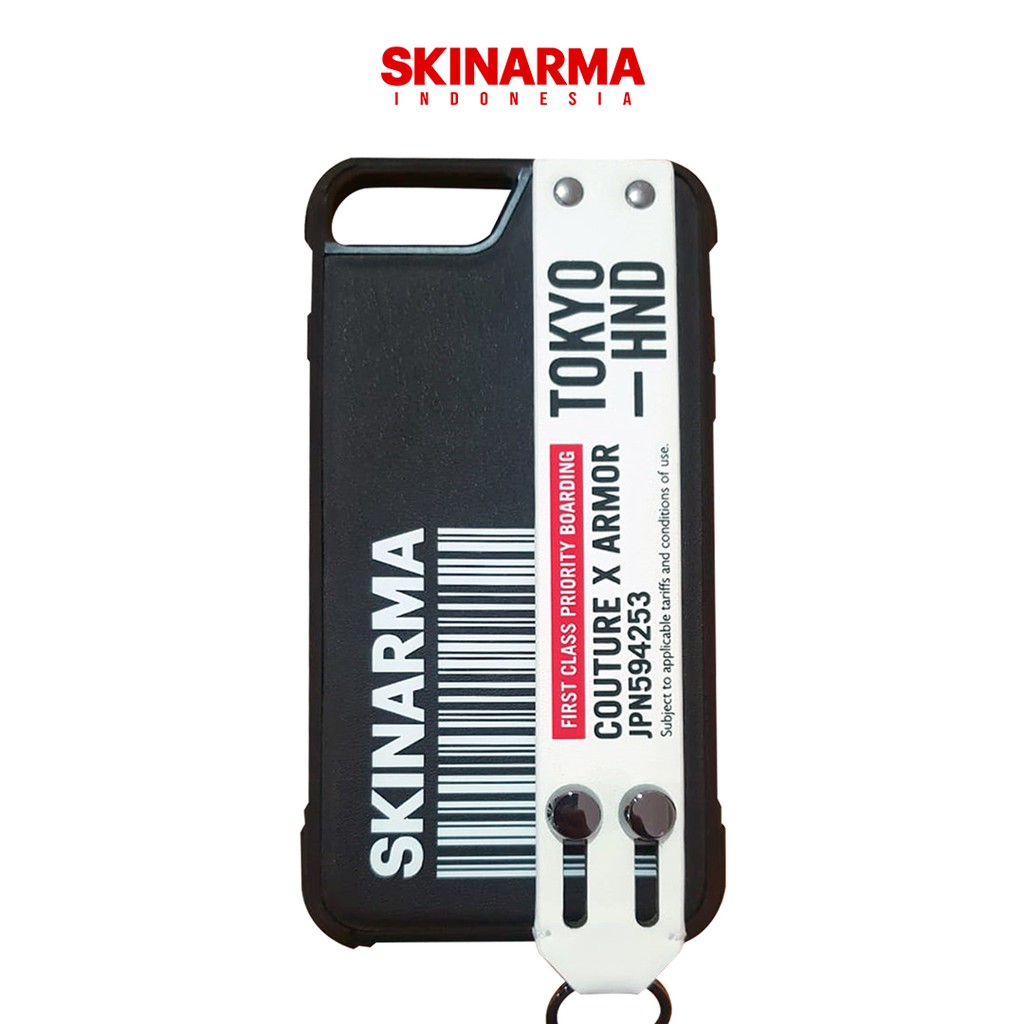 Skinarma Bando Black - Hypebeast Leather Strap Bumper Case Casing Kulit iPhone 6+ / 7 plus / 8 plus