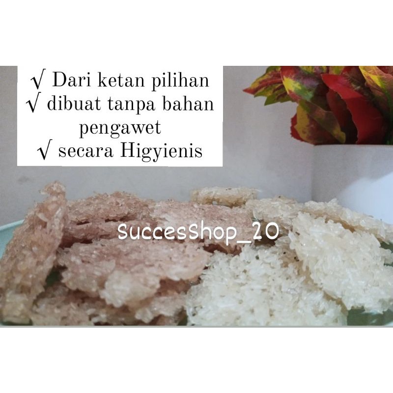 

RENGGINANG MENTAH KETAN ASLI