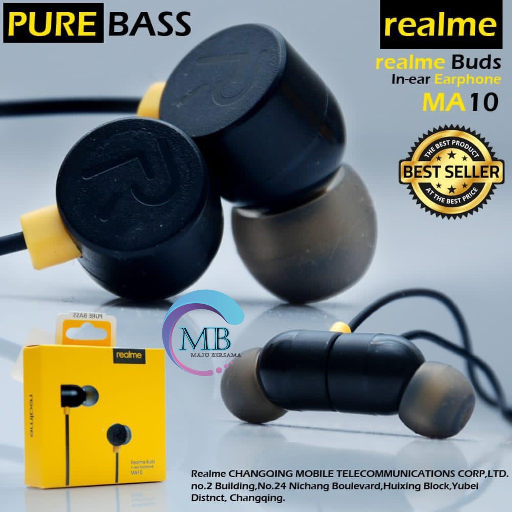 BM062 Handsfree Earphone Headset Realme Suara Bagus MB547