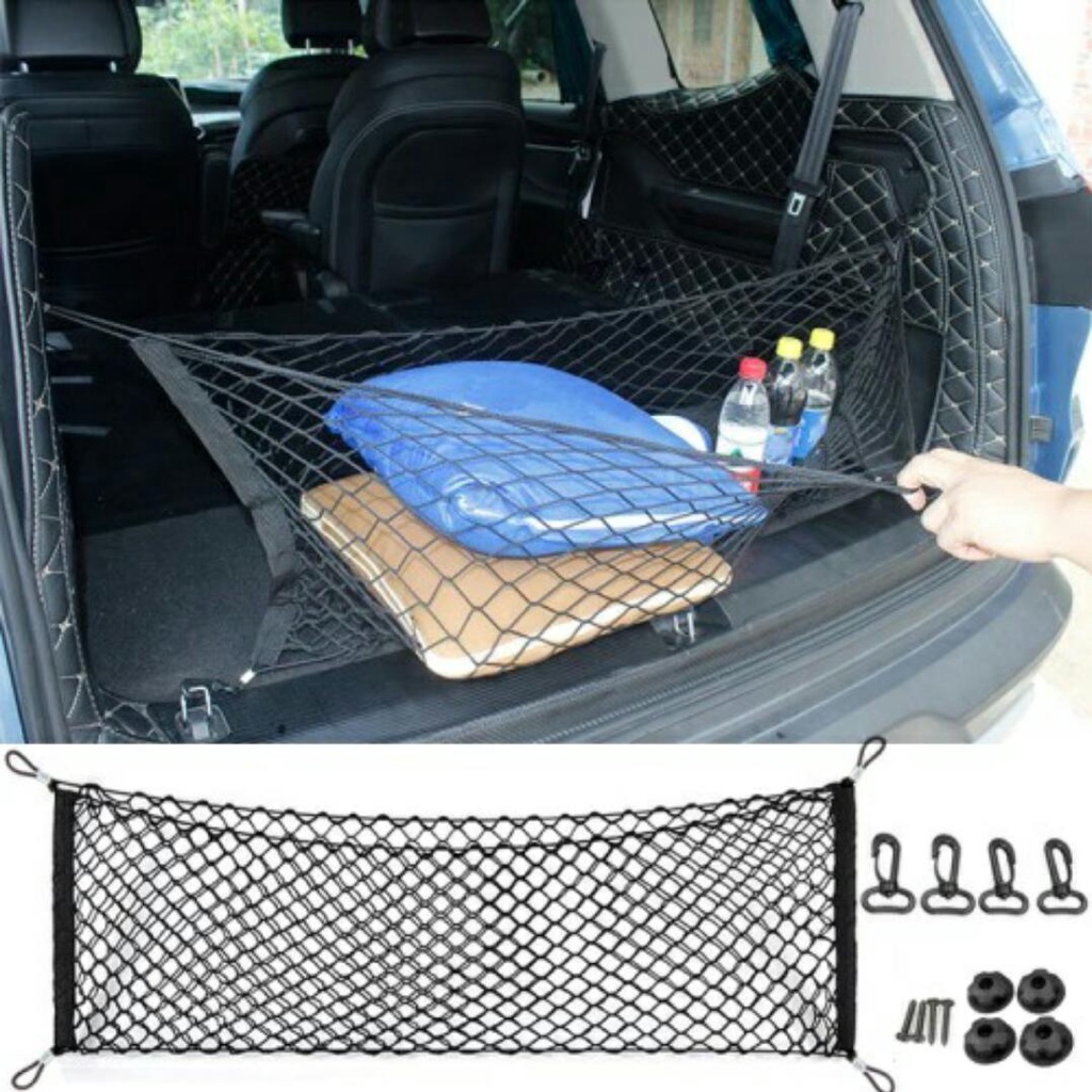Jaring Bagasi Mobil Cargo Net Jaring Mobil Belakang Net Bagasi Mobil Car Net Storage Mobil