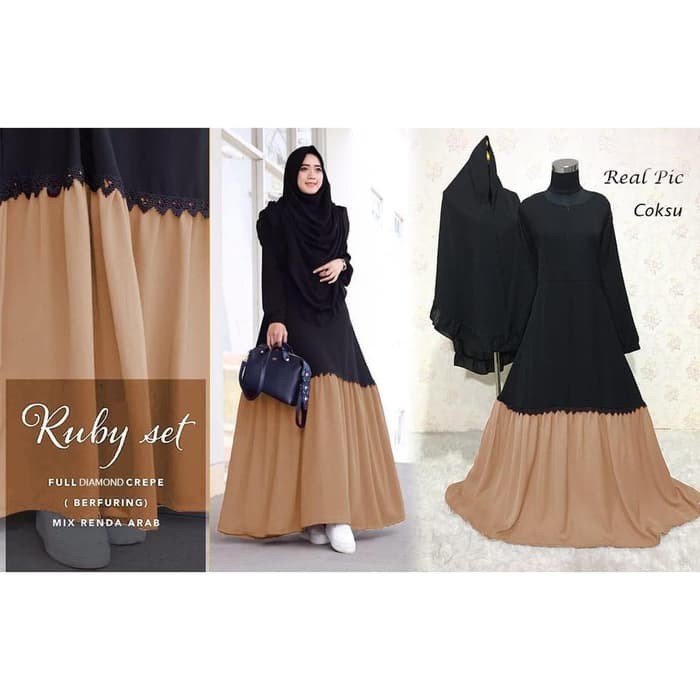 TRIHANI SHOP GAMIS WANITA RUBY SET