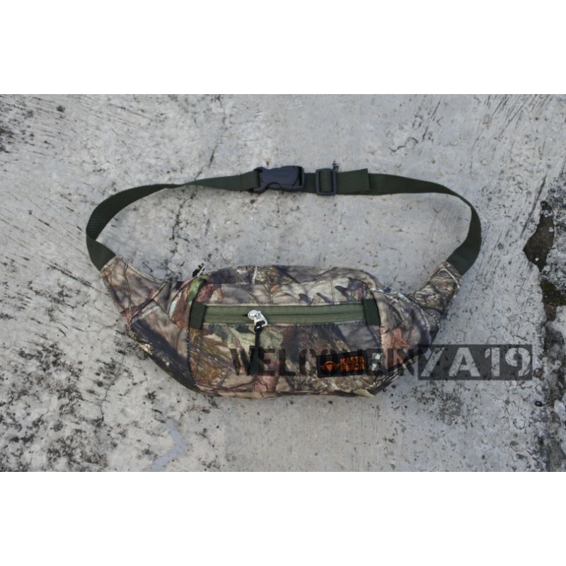 Waistbag Camo Mossy Oak Infinity / Tas Pinggang Loreng Camo Mossy Oak Infinity / Tas Pinggang Pria