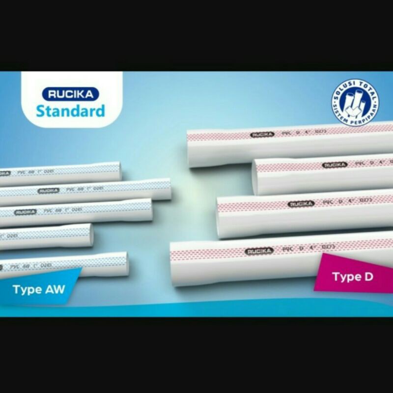 Pipa Air PVC 1" Rucika AW per 1 Meter