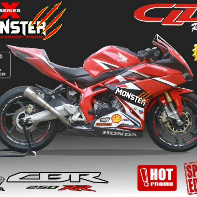 KNALPOT CBR 250 RR CLD MONSTER X SERIES