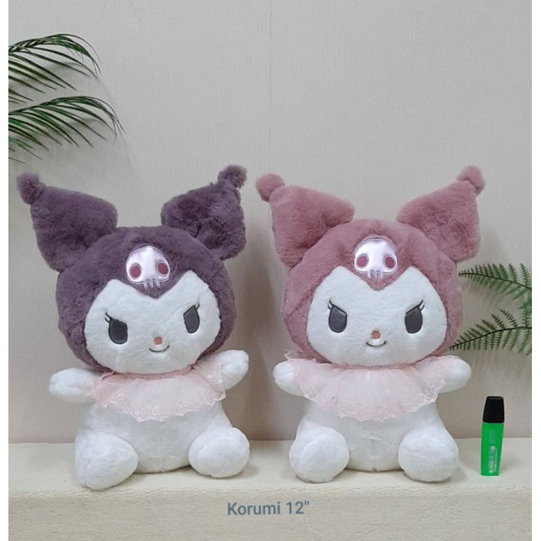 Boneka Kuromi Size 12&quot;/40cm/boneka karakter/boneka lucu/kado ultah